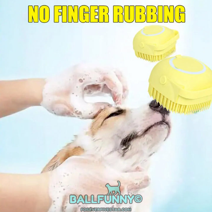 Dog Bath Brush BallFunny - ForeverFiveStar