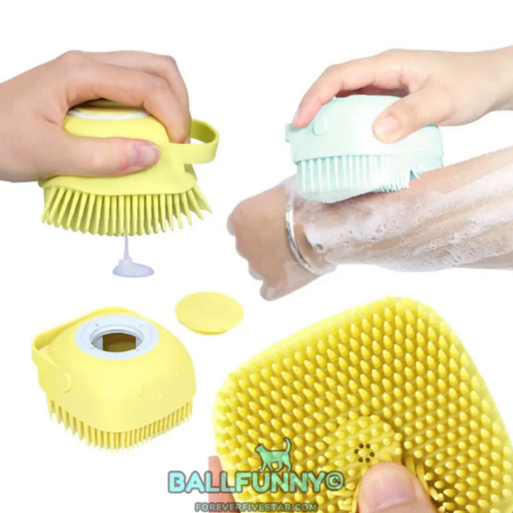 Dog Bath Brush BallFunny - ForeverFiveStar